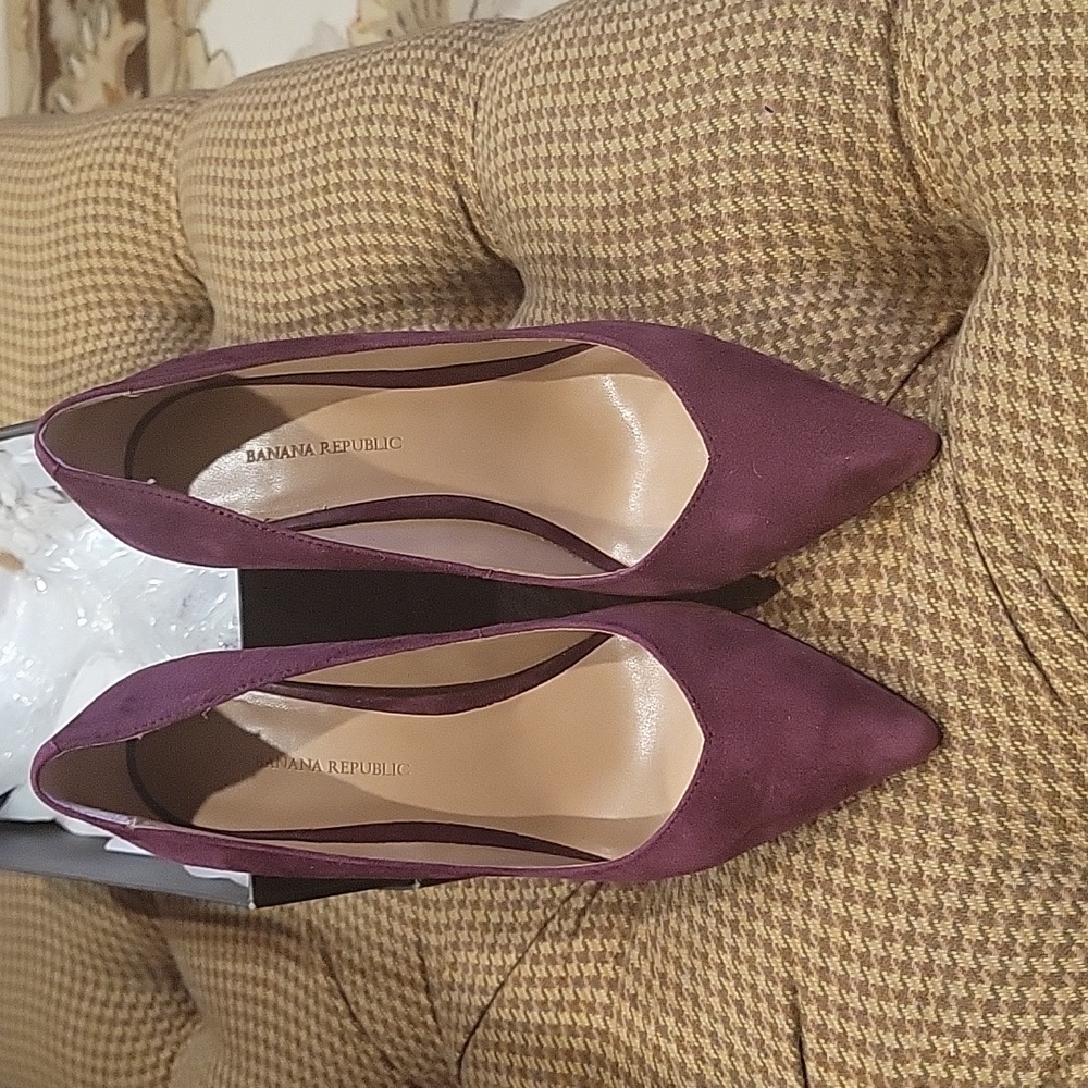 Beautiful suede dressy shoes